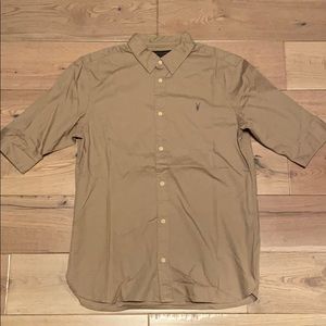 Allsaints 3/4 sleeve button down
